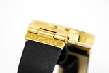 Versace Greca Logo Small Seconds Gold Black Leather VEVI00220 - Watches & Crystals