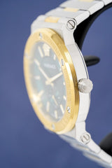 Versace Greca Logo Small Seconds Two-Tone Green VEVI00420 - Watches & Crystals