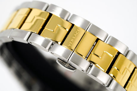 Versace Hellenyium 42mm Two Tone Green VE3A00720 - Watches & Crystals