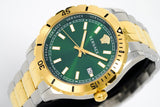 Versace Hellenyium 42mm Two Tone Green VE3A00720 - Watches & Crystals