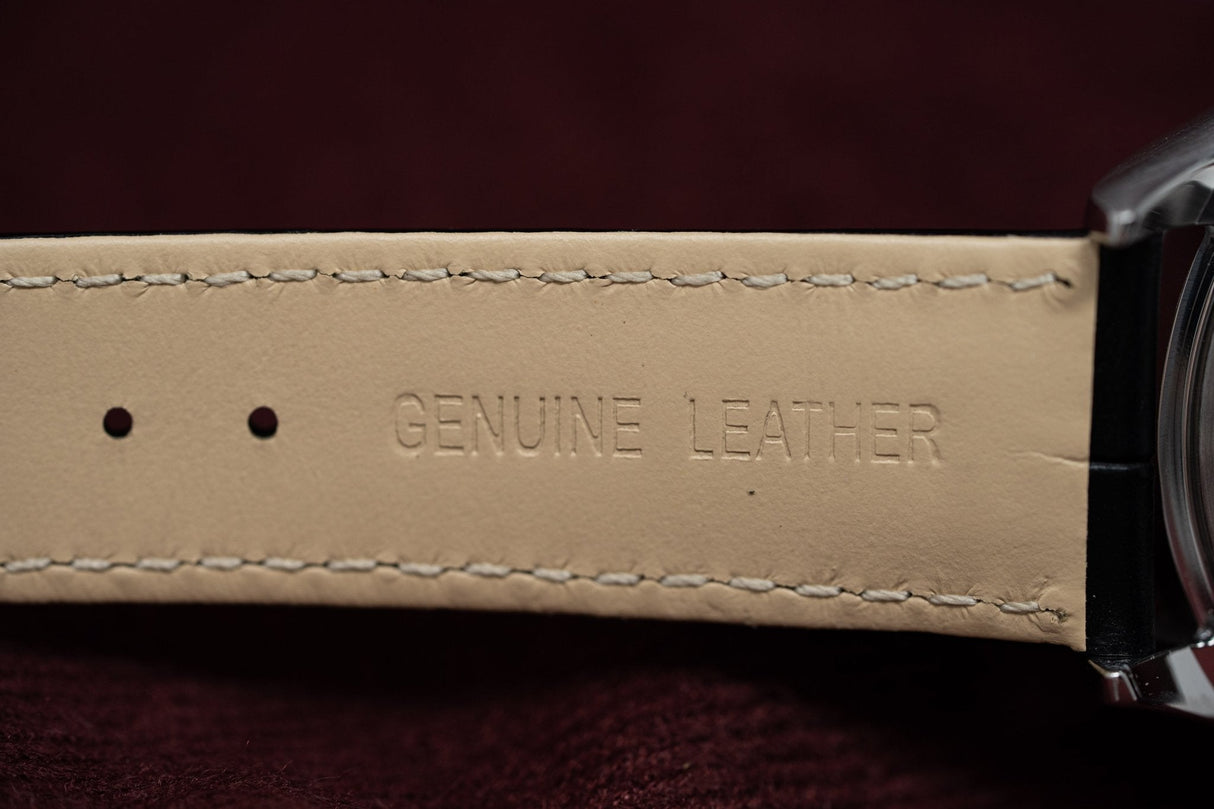 Versace Hellenyium Black Leather - Watches & Crystals