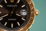 Versace Hellenyium Brown Leather - Watches & Crystals