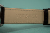 Versace Hellenyium Brown Leather - Watches & Crystals