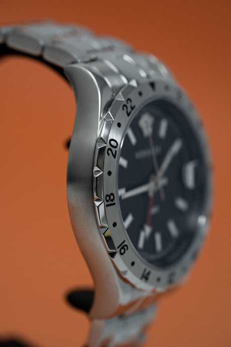 Versace Hellenyium GMT Black - Watches & Crystals