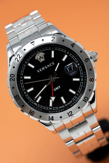 Versace Hellenyium GMT Black - Watches & Crystals