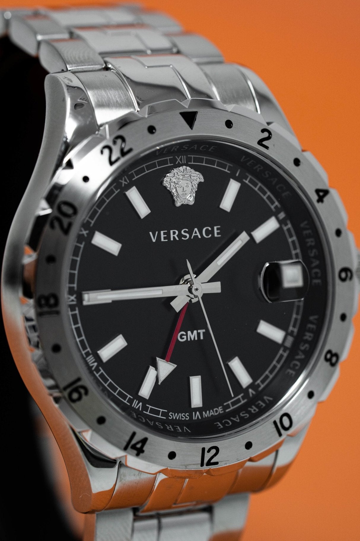 Versace Hellenyium GMT Black - Watches & Crystals