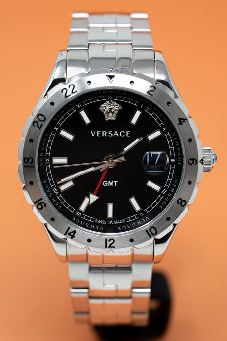 Versace Hellenyium GMT Black - Watches & Crystals