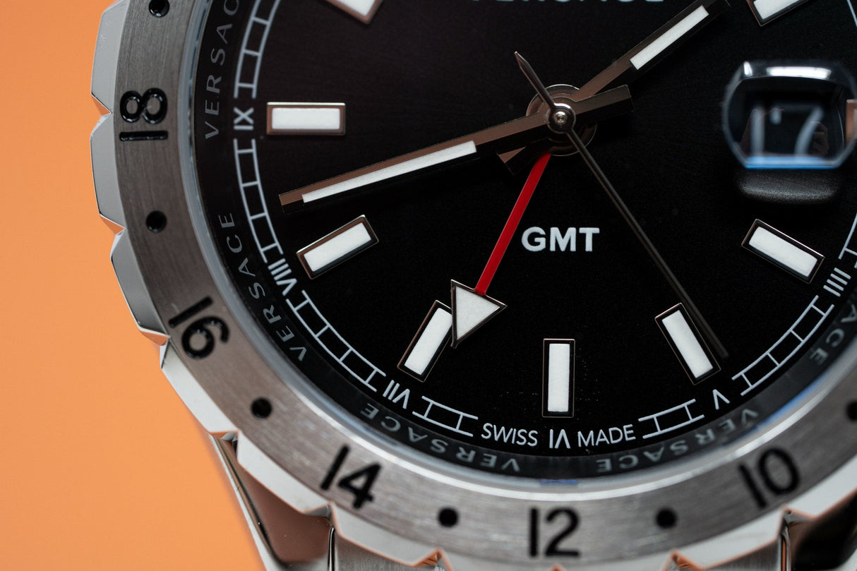 Versace Hellenyium GMT Black - Watches & Crystals