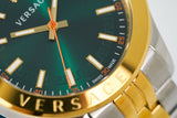 Versace Hellenyium Two Tone Green VEVK00620 - Watches & Crystals