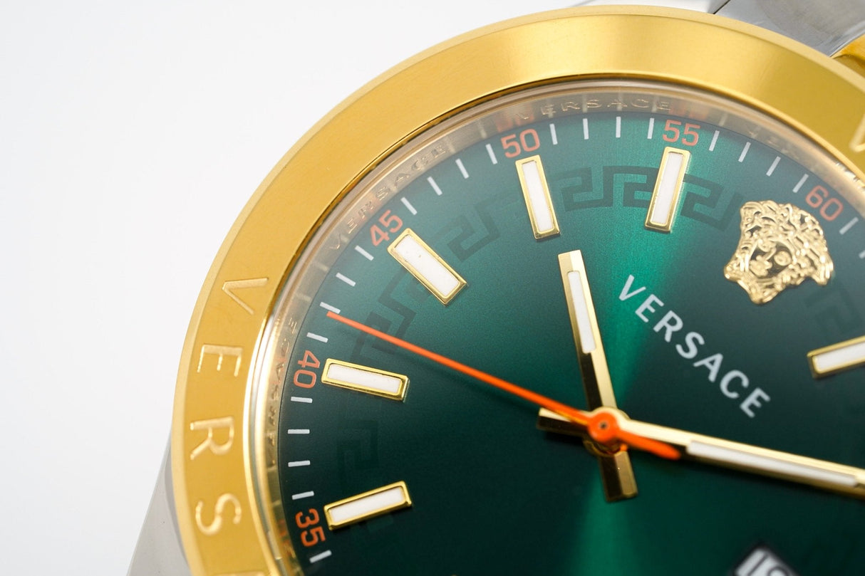 Versace Hellenyium Two Tone Green VEVK00620 - Watches & Crystals