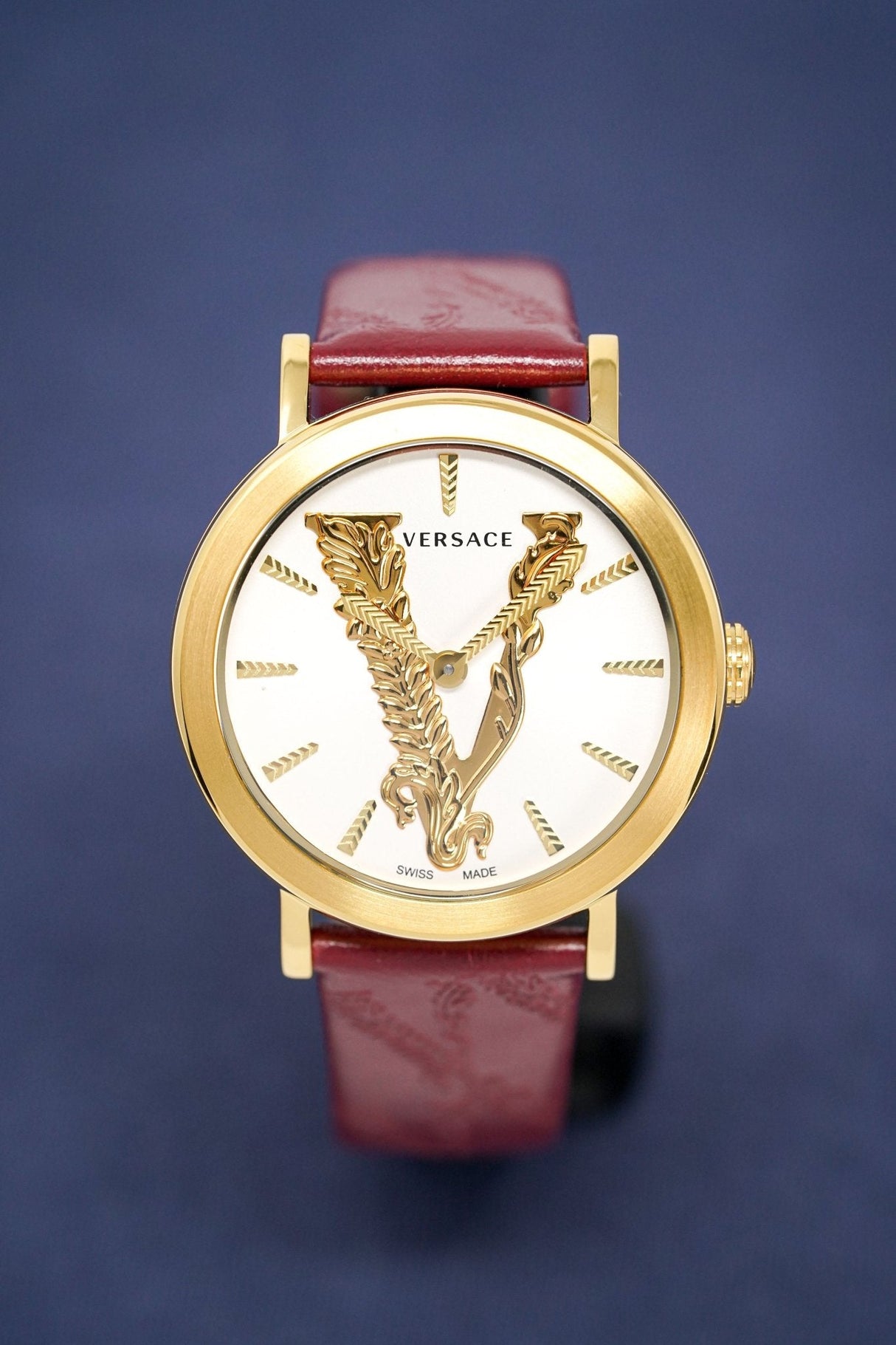 Versace Ladies Virtus Watch IP Gold VERI00320 - Watches & Crystals