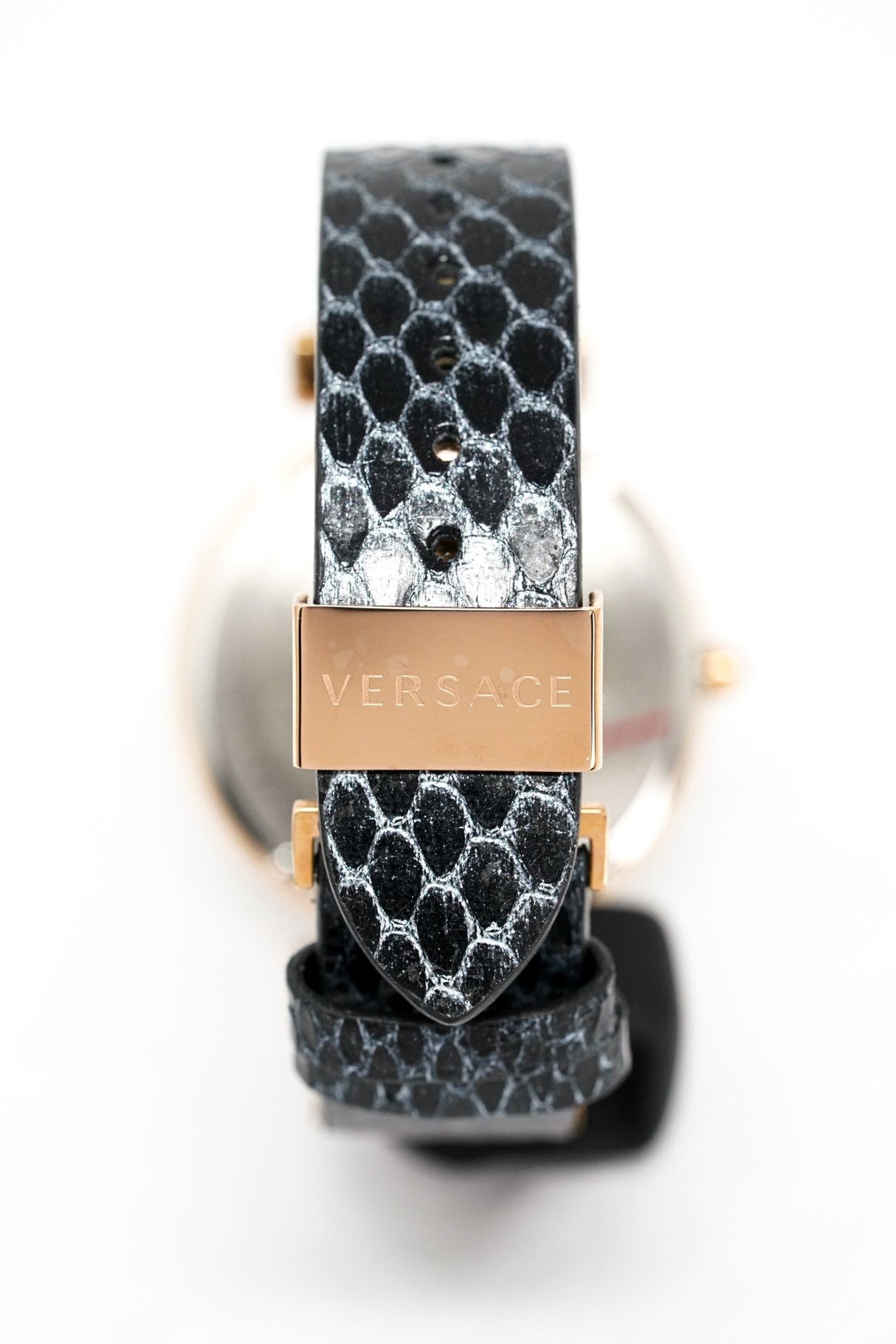 Versace Ladies Watch Palazzo Empire Greca Black Rose Gold VEDV00719 - Watches & Crystals