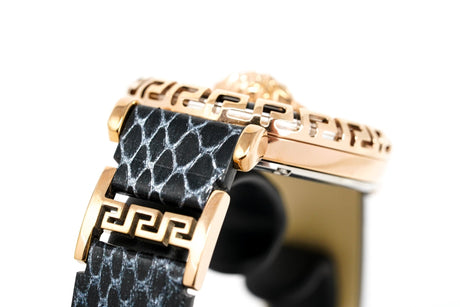 Versace Ladies Watch Palazzo Empire Greca Black Rose Gold VEDV00719 - Watches & Crystals