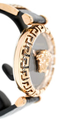Versace Ladies Watch Palazzo Empire Greca Black Rose Gold VEDV00719 - Watches & Crystals
