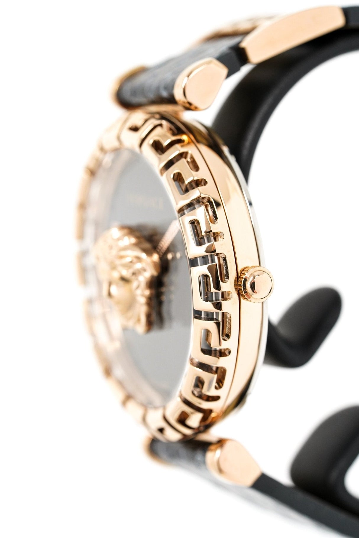 Versace Ladies Watch Palazzo Empire Greca Black Rose Gold VEDV00719 - Watches & Crystals