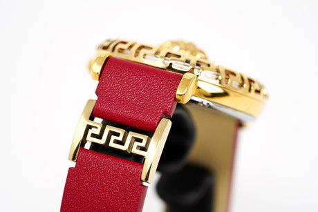 Versace Ladies Watch Palazzo Empire Greca Red VEDV00319 - Watches & Crystals