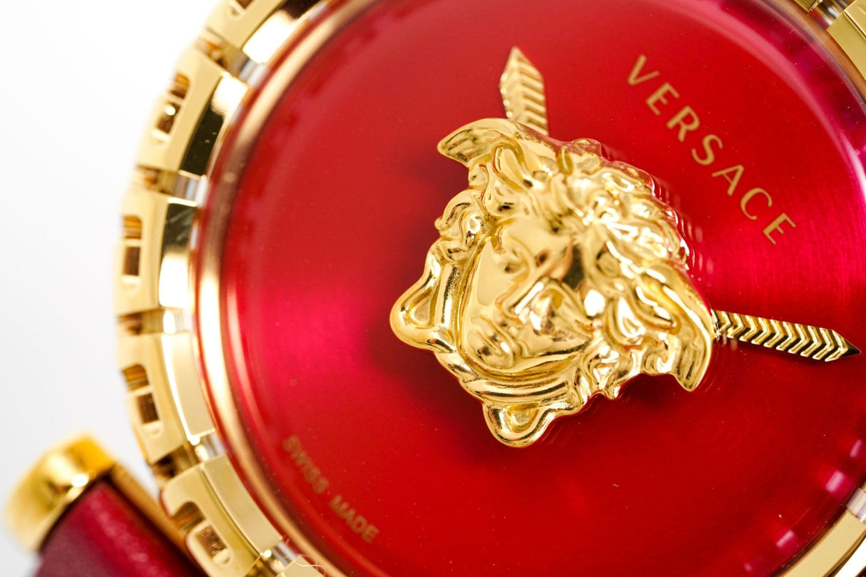 Versace Ladies Watch Palazzo Empire Greca Red VEDV00319 - Watches & Crystals