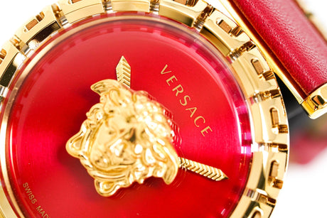 Versace Ladies Watch Palazzo Empire Greca Red VEDV00319 - Watches & Crystals