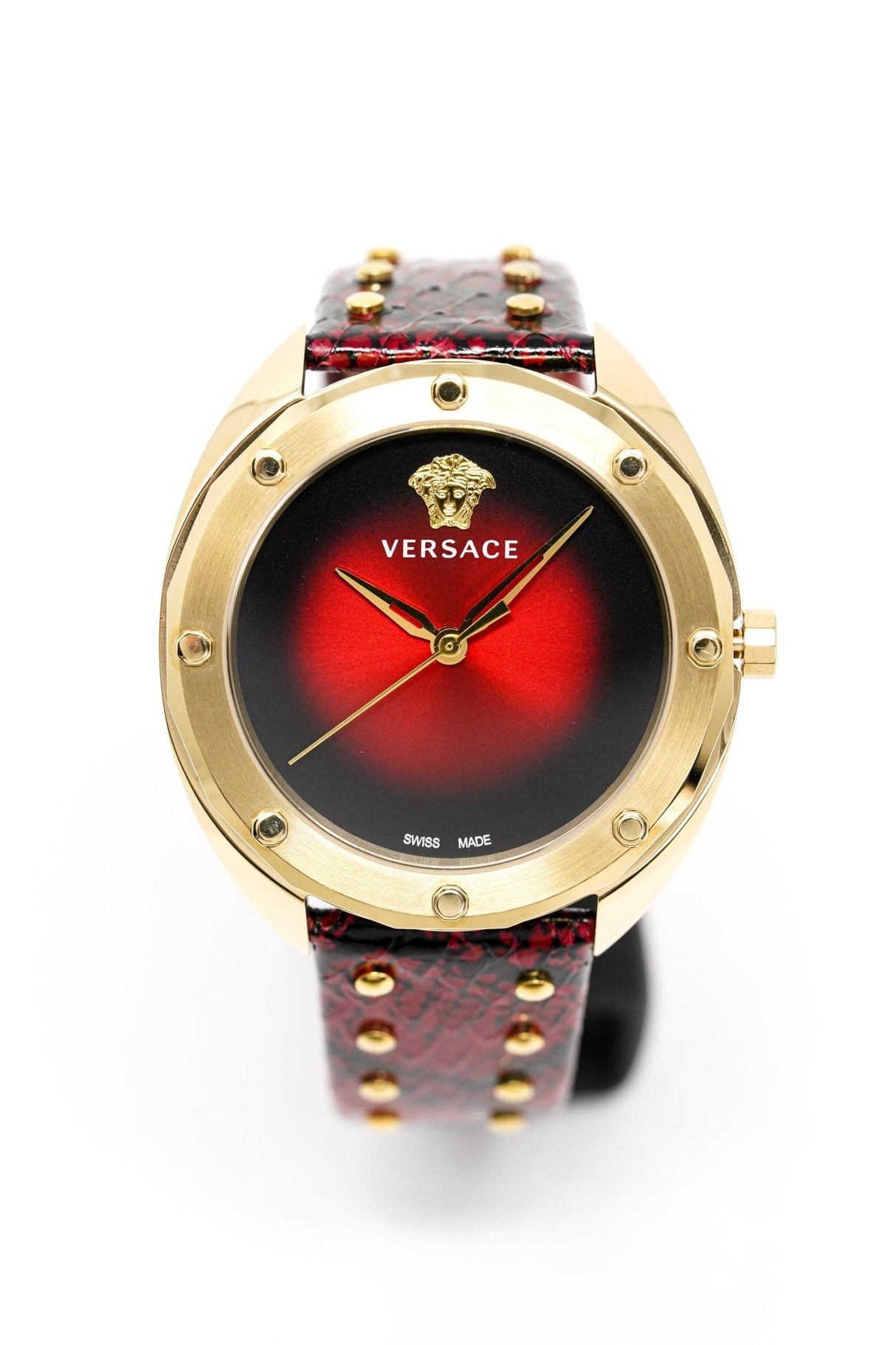 Versace Ladies Watch Shadov Dark Red VEBM00918 - Watches & Crystals