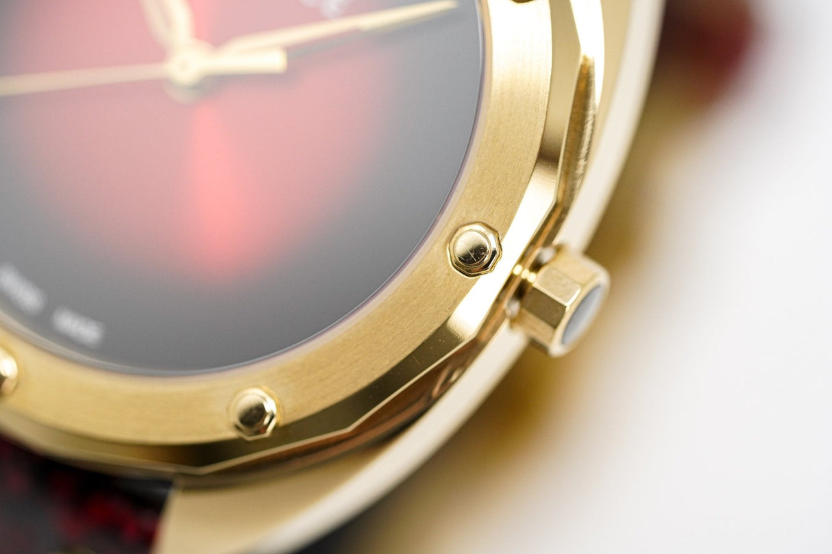 Versace Ladies Watch Shadov Dark Red VEBM00918 - Watches & Crystals