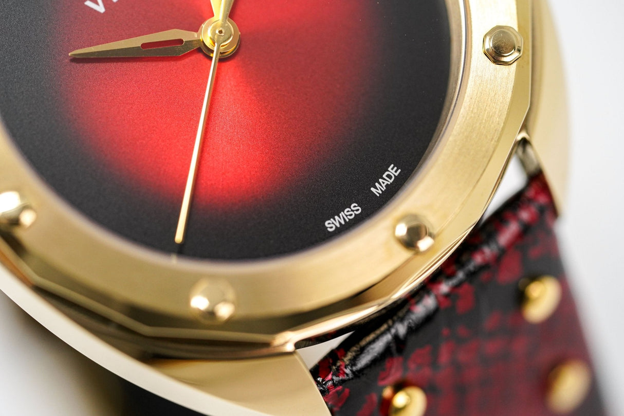 Versace Ladies Watch Shadov Dark Red VEBM00918 - Watches & Crystals