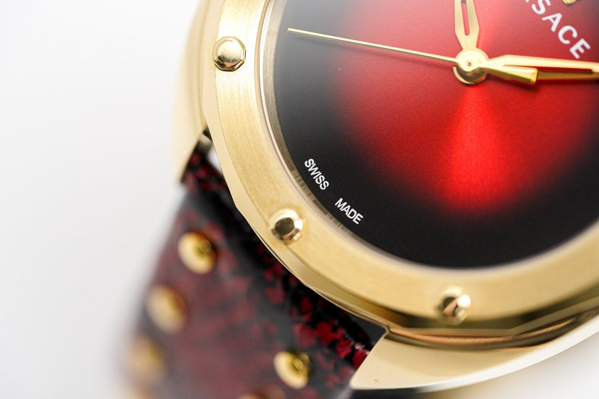 Versace Ladies Watch Shadov Dark Red VEBM00918 - Watches & Crystals