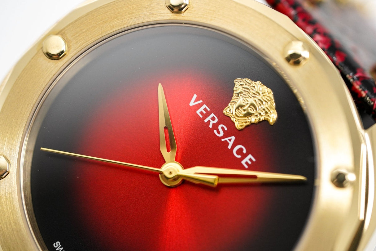 Versace Ladies Watch Shadov Dark Red VEBM00918 - Watches & Crystals