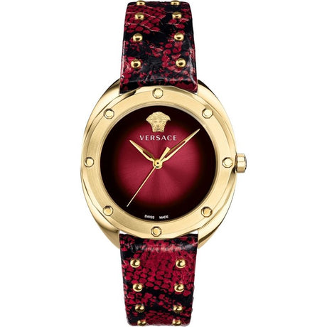 Versace Ladies Watch Shadov Dark Red VEBM00918 - Watches & Crystals