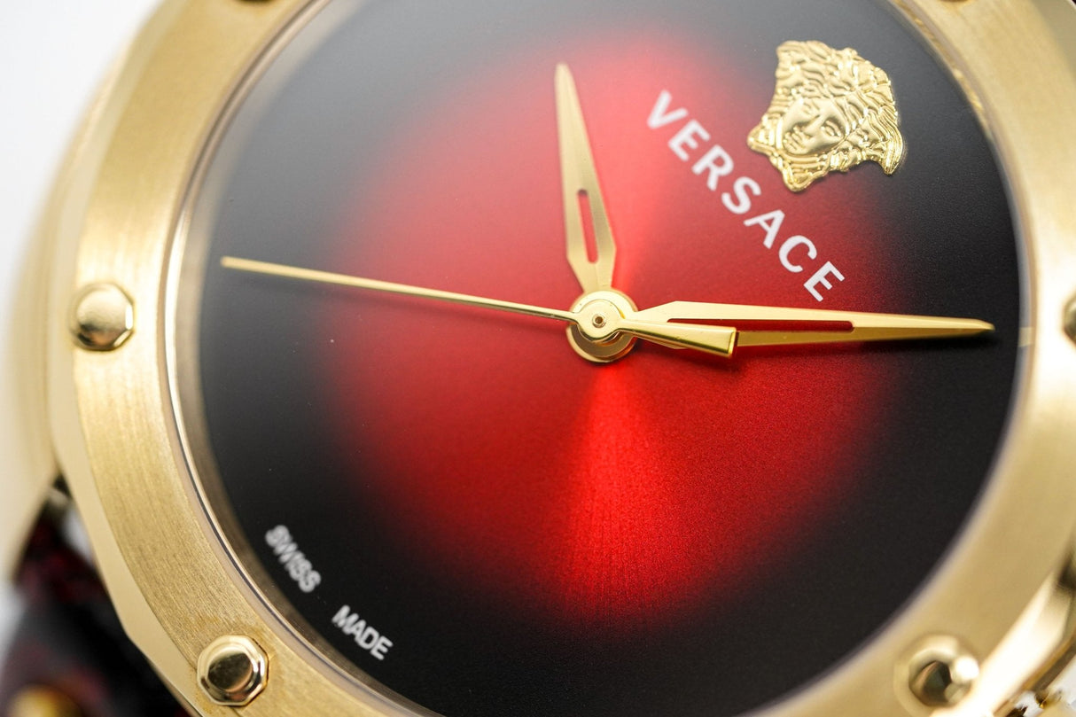 Versace Ladies Watch Shadov Dark Red VEBM00918 - Watches & Crystals