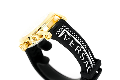 Versace Ladies Watch Sport Tech Chronograph Black Gold VEKB00422 - Watches & Crystals