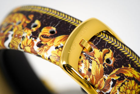 Versace Ladies Watch V-Circle Black Gold VBP130017 - Watches & Crystals