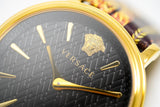 Versace Ladies Watch V-Circle Black Gold VBP130017 - Watches & Crystals