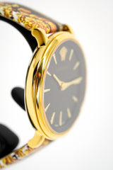 Versace Ladies Watch V-Circle Black Gold VBP130017 - Watches & Crystals