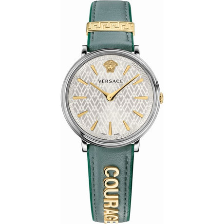 Versace Ladies Watch V-Circle 'COURAGE' Blue VBP010017 - Watches & Crystals