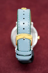 Versace Ladies Watch V-Circle 'COURAGE' Blue VBP010017 - Watches & Crystals