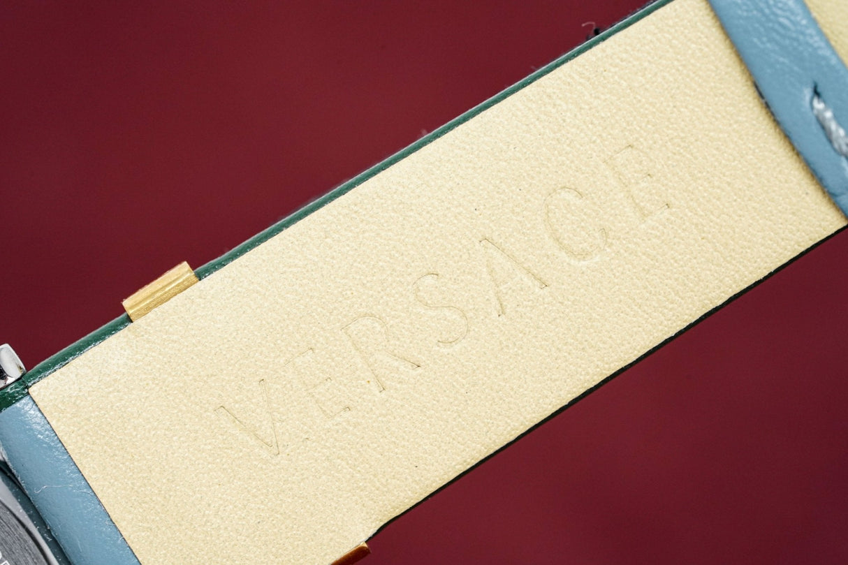 Versace Ladies Watch V-Circle 'COURAGE' Blue VBP010017 - Watches & Crystals