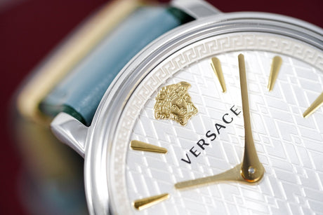 Versace Ladies Watch V-Circle 'COURAGE' Blue VBP010017 - Watches & Crystals