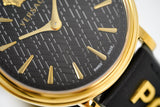 Versace Ladies Watch V-Circle Gold 'POWER' Black VBP040017 - Watches & Crystals