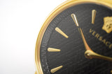 Versace Ladies Watch V-Circle Gold 'POWER' Black VBP040017 - Watches & Crystals