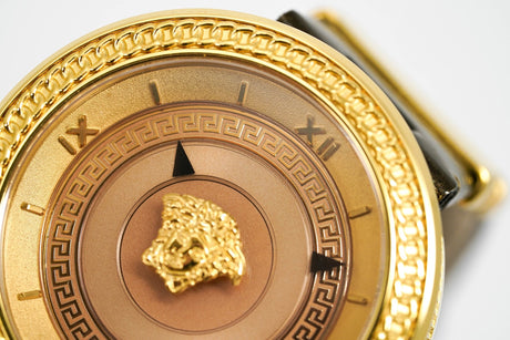 Versace Ladies Watch V Metal Icon Gold VLC130016 - Watches & Crystals