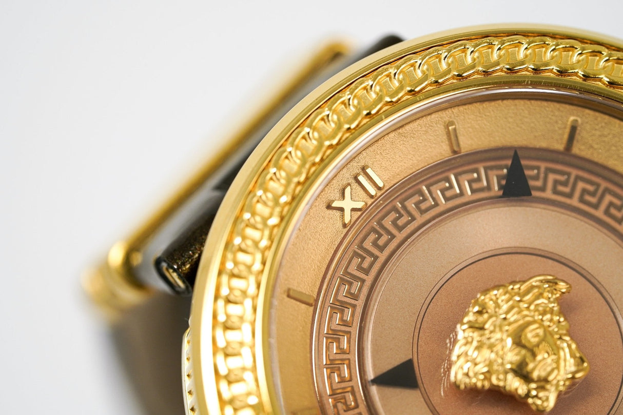 Versace Ladies Watch V Metal Icon Gold VLC130016 - Watches & Crystals