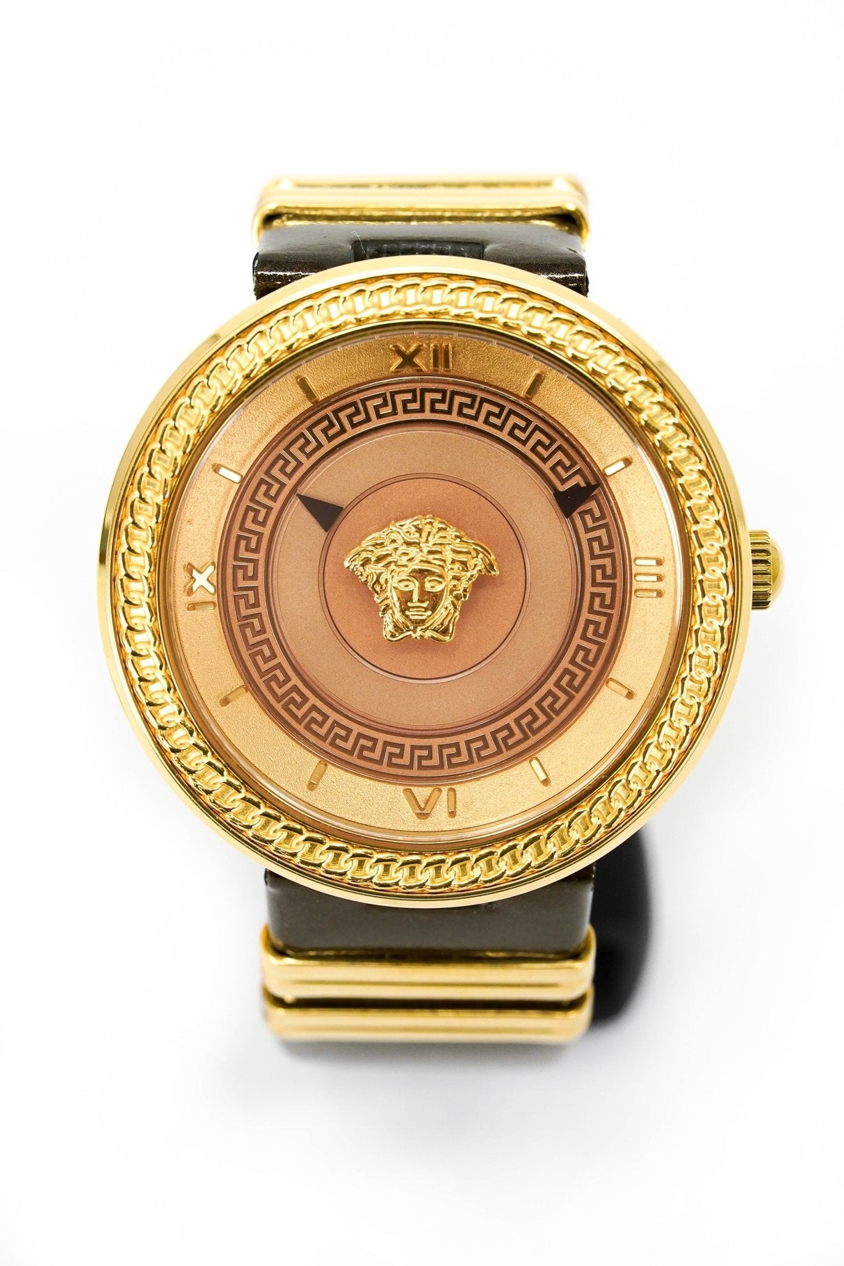 Versace Ladies Watch V Metal Icon Gold VLC130016 - Watches & Crystals