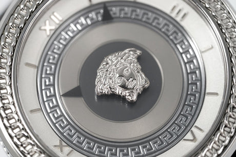 Versace Ladies Watch V Metal Patent Black VLC010014 - Watches & Crystals