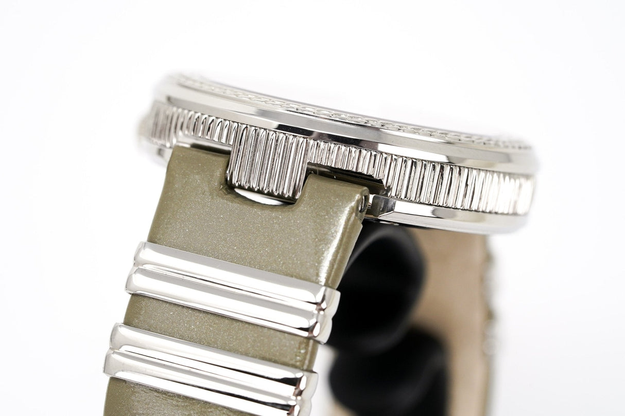 Versace Ladies Watch V Metal Patent VLC120016 - Watches & Crystals