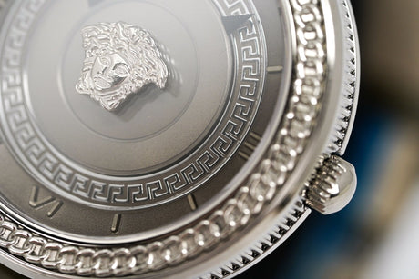 Versace Ladies Watch V Metal Patent VLC120016 - Watches & Crystals