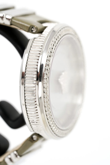 Versace Ladies Watch V Metal Patent VLC120016 - Watches & Crystals