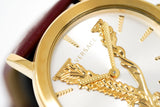 Versace Ladies Watch Virtus IP Gold Maroon VEHC00219 - Watches & Crystals