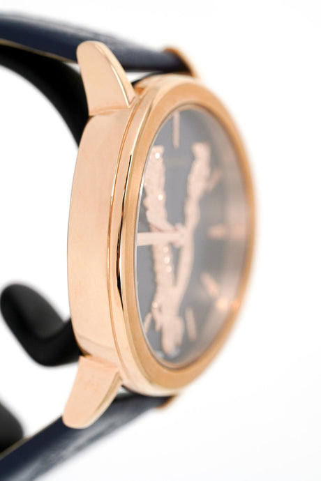 Versace Ladies Watch Virtus IP Rose Gold Blue VEHC00419 - Watches & Crystals