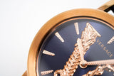 Versace Ladies Watch Virtus IP Rose Gold Blue VEHC00419 - Watches & Crystals