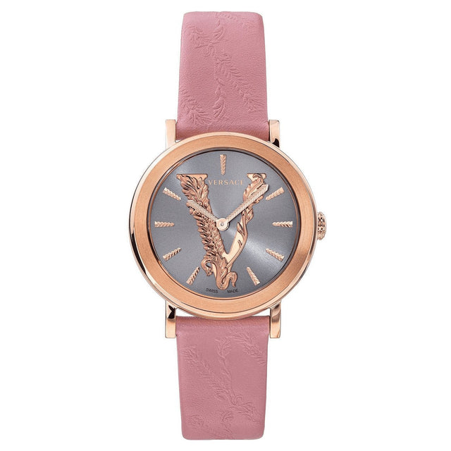 Versace Ladies Watch Virtus IP Rose Gold Pink VEHC00319 - Watches & Crystals